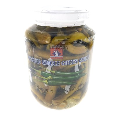 CTF Pickled Whole Green Chilli 454g